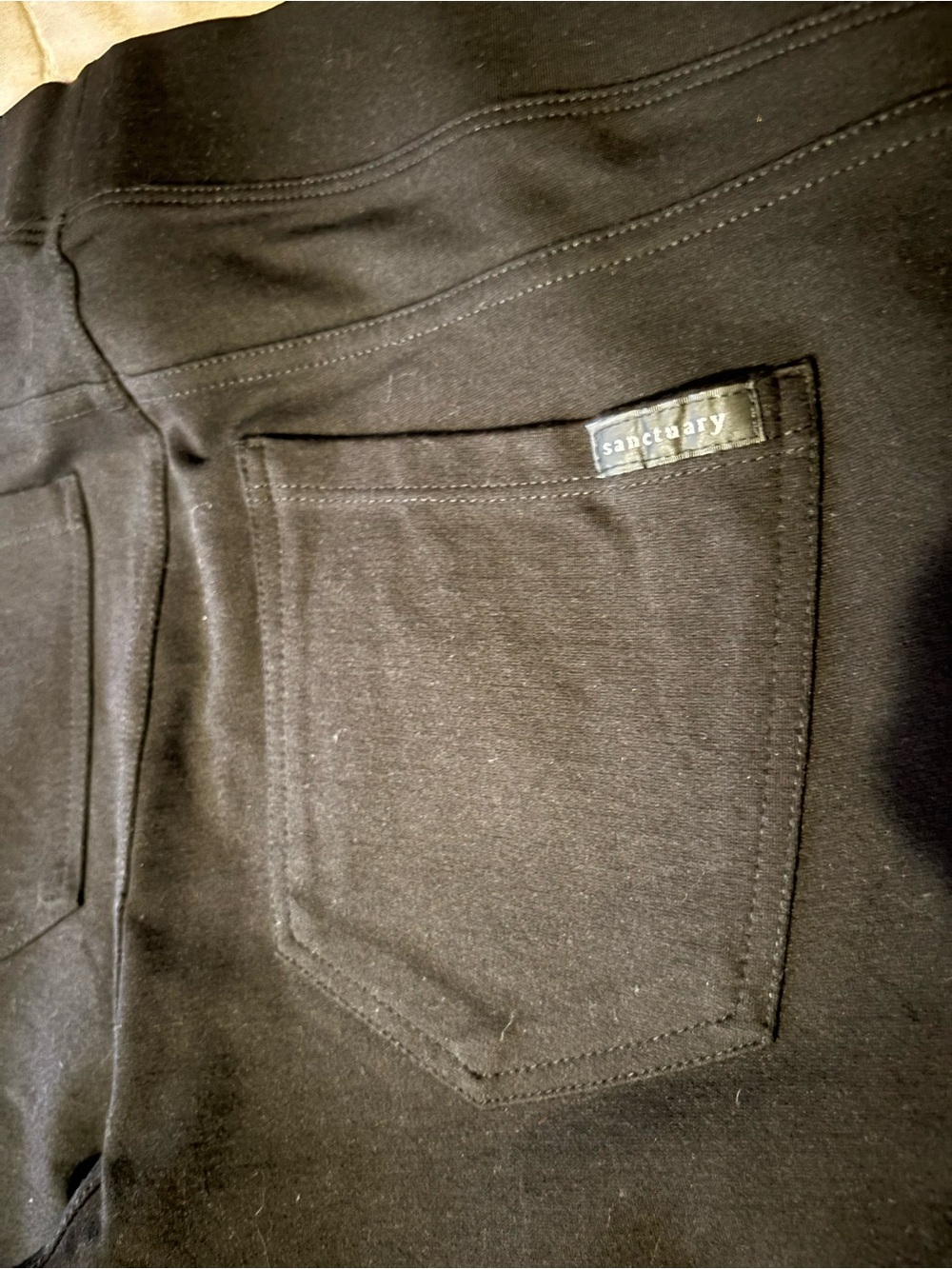 Sanctuary Black High-Waist Biker Shorts - Size L